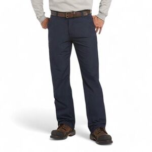 Ariat FR M4 Workhorse Low Rise Boot Cut Pants Navy Mens Flame Resistant 40x34